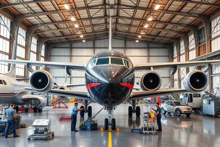 Our aviation maintenance facility